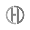 HDC black and white logo