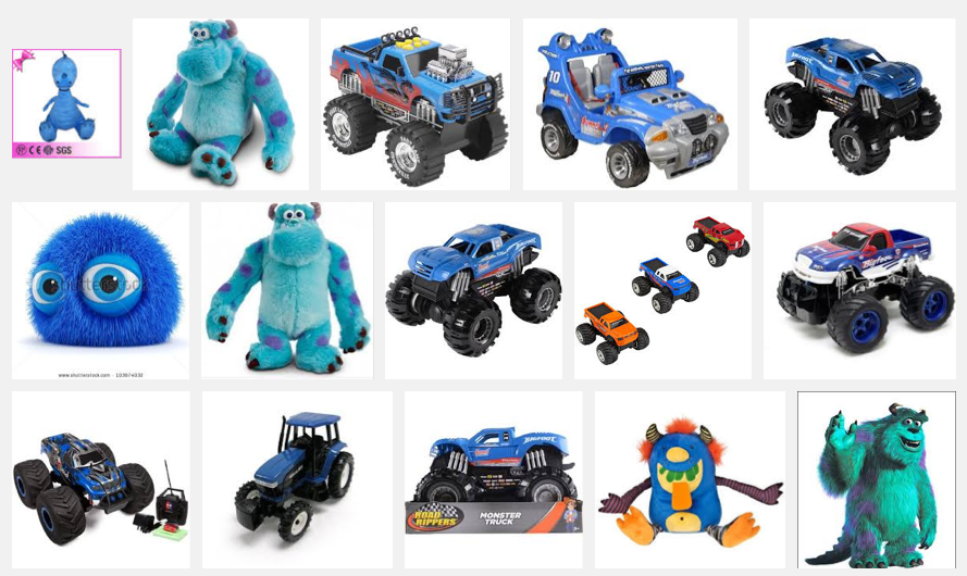 Big Blue Toy Monster