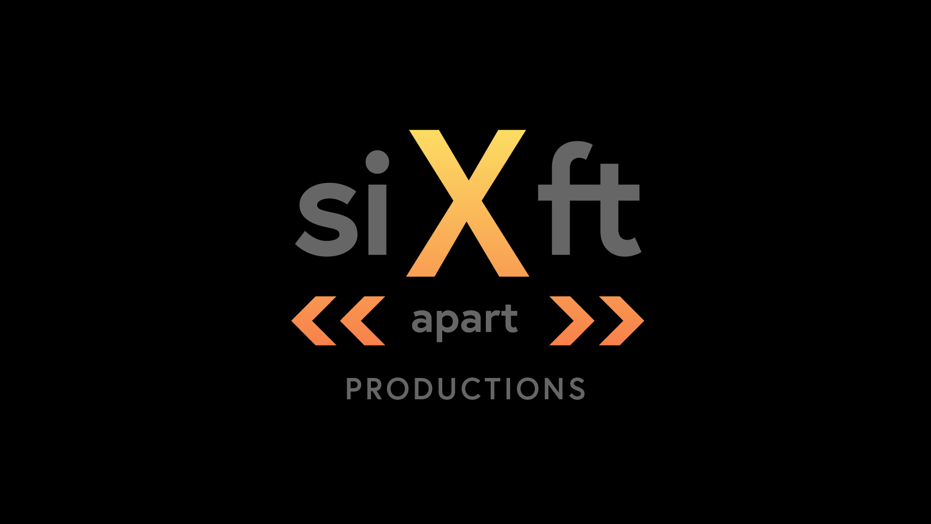 Six Feet Apart logo on black background