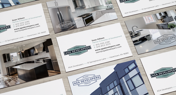 AGA Developers Business Cards AGA Developers Identity and Brand
