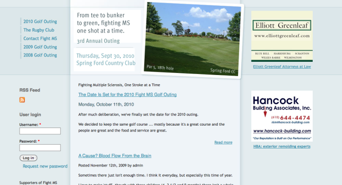 Fight MS Golf Outing WebPage