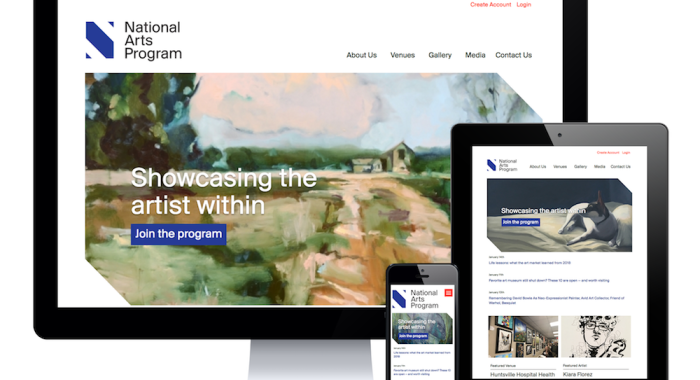 National Arts Program Responsive Website New Year, New Look: NAP Website Redesign