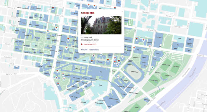 Penn Campus Map