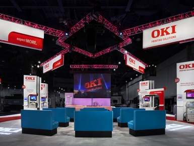 OKI Printing Solutions Trade Show Booth