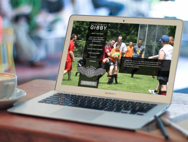 Everything Gibby Homepage with sidebar navigation