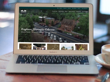 Historic Odessa Responsive Design for Mobile, Tablet and Desktop