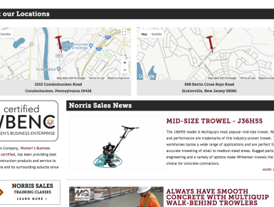 Custom Google Maps Philadelphia Branding Marketing 4x3 Llc Norris S Location Map