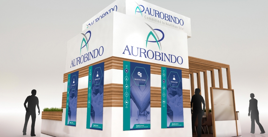 Aurobindo Trade Show Booth Panels Option 2