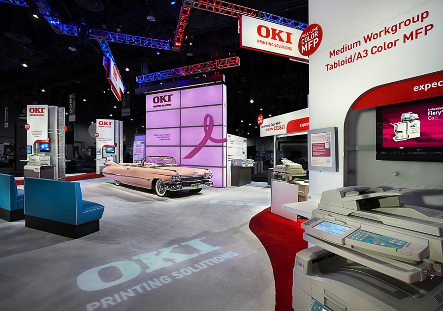 OKI Printing Solutions Trade Show Booth 02