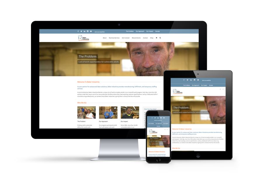 Website Responsives Baker Industries