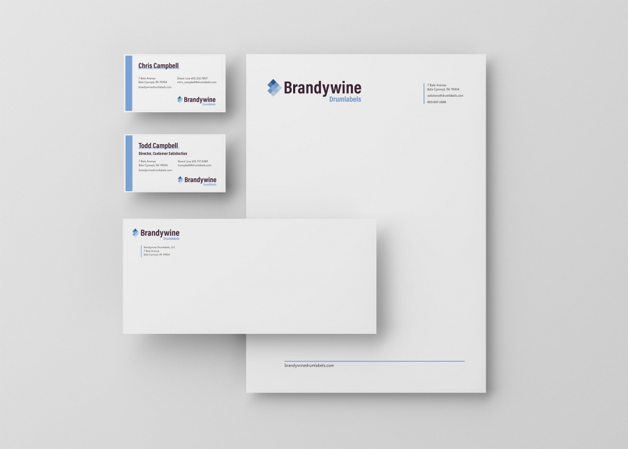  Brandywine Drumlabels Business Cards, Envelopes, Letter Heads