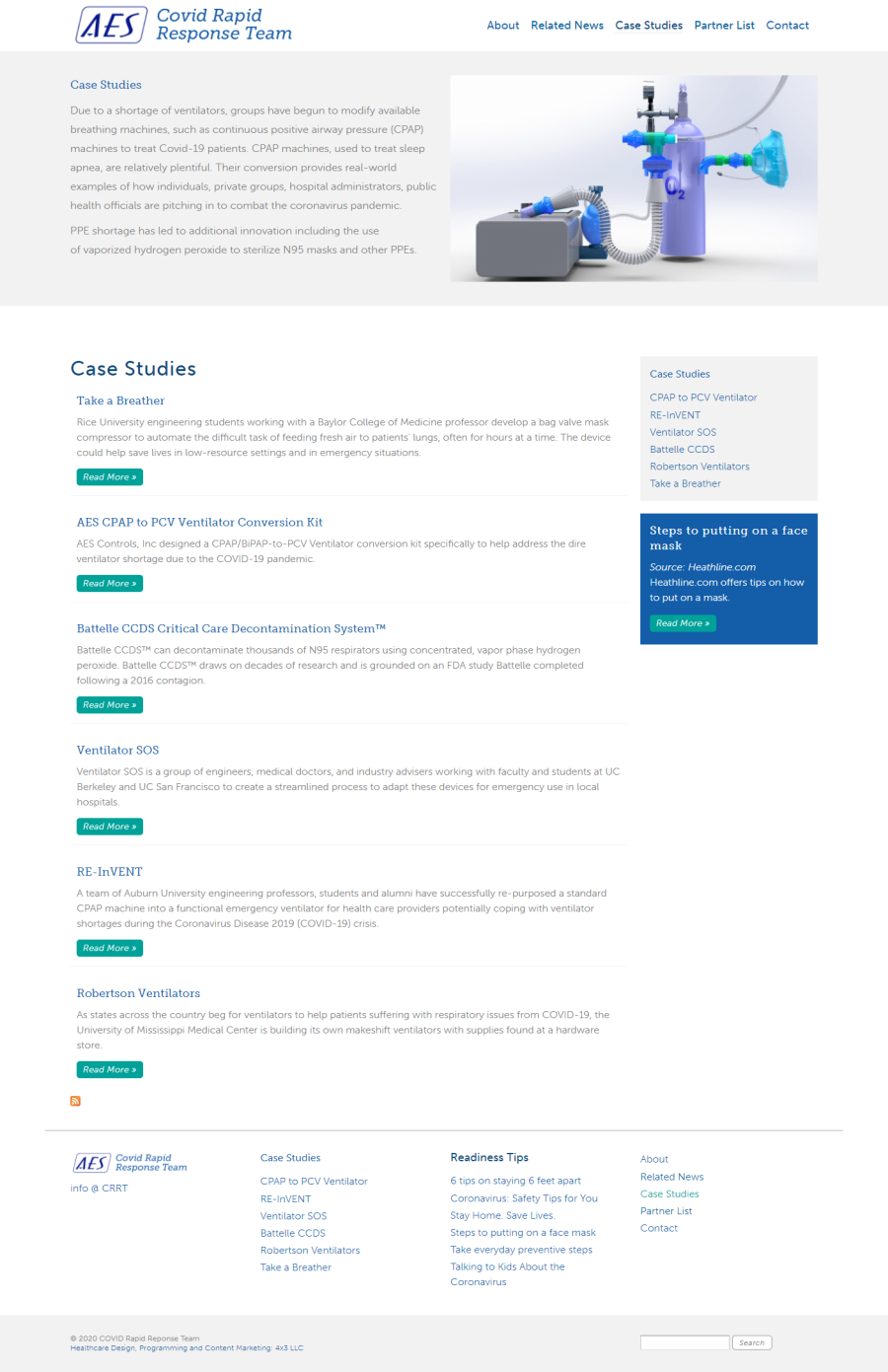 case studies page