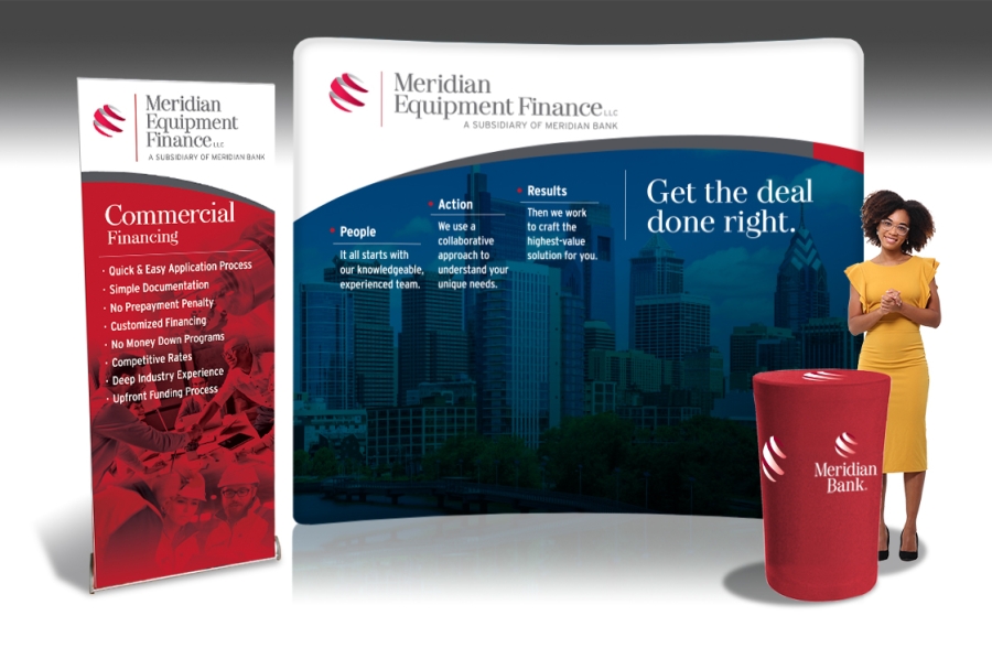 Meridian Equipment Finance Trade Show Display image