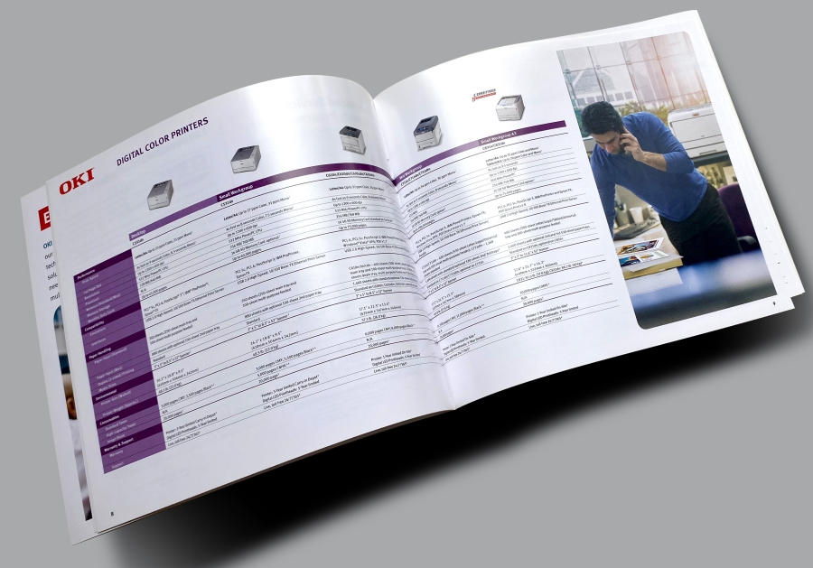 OKI Business Products Catalog Spread
