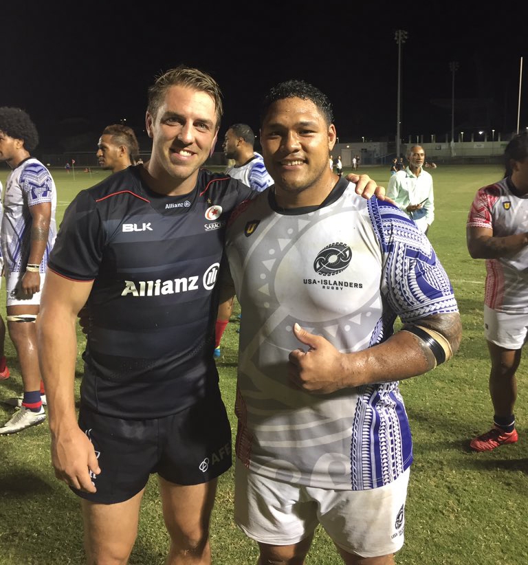 Saracens and USA Islanders Played in a Promotional Charity Game in Bermuda, August 2018