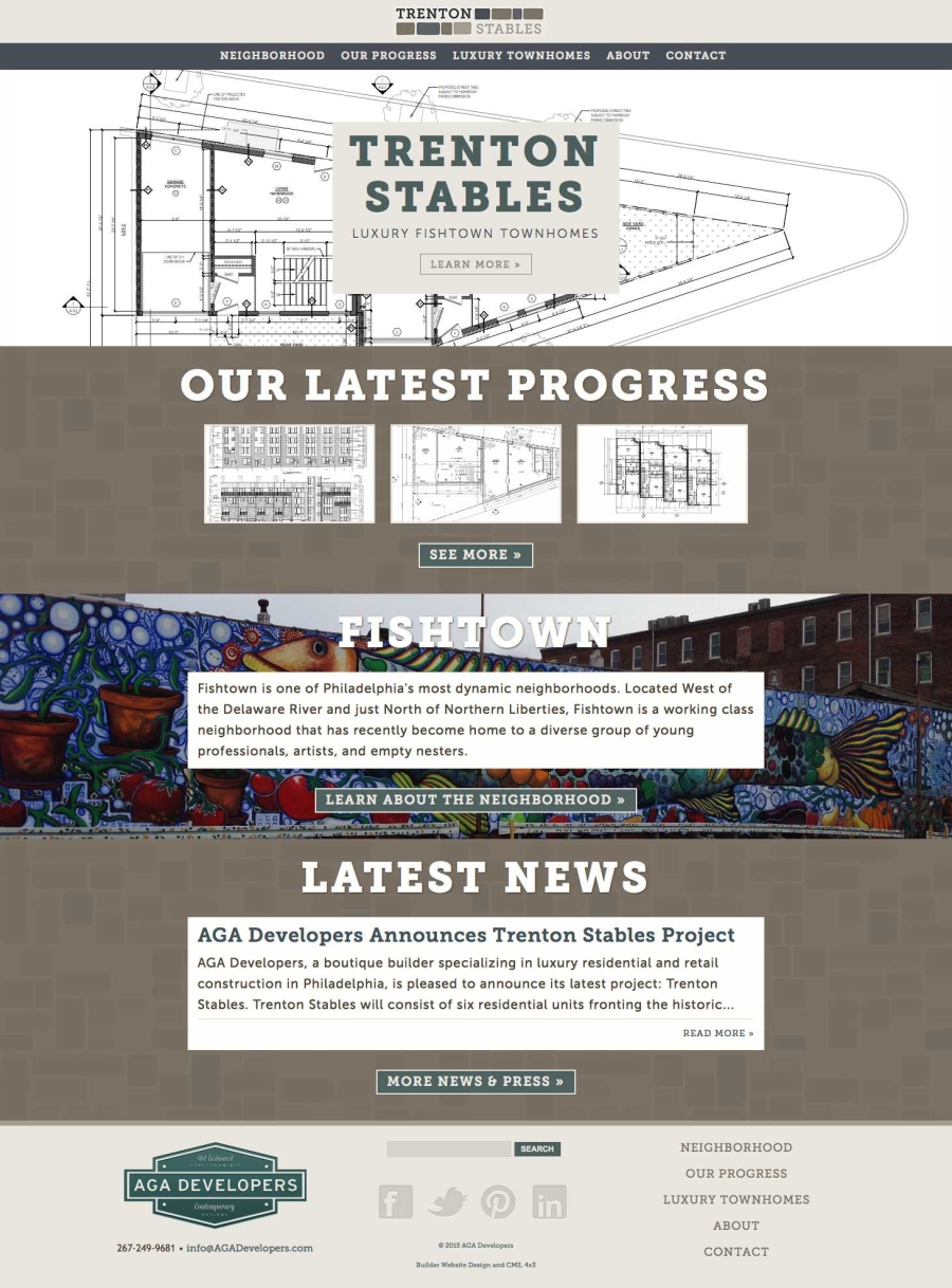 Trenton Stables Website Design