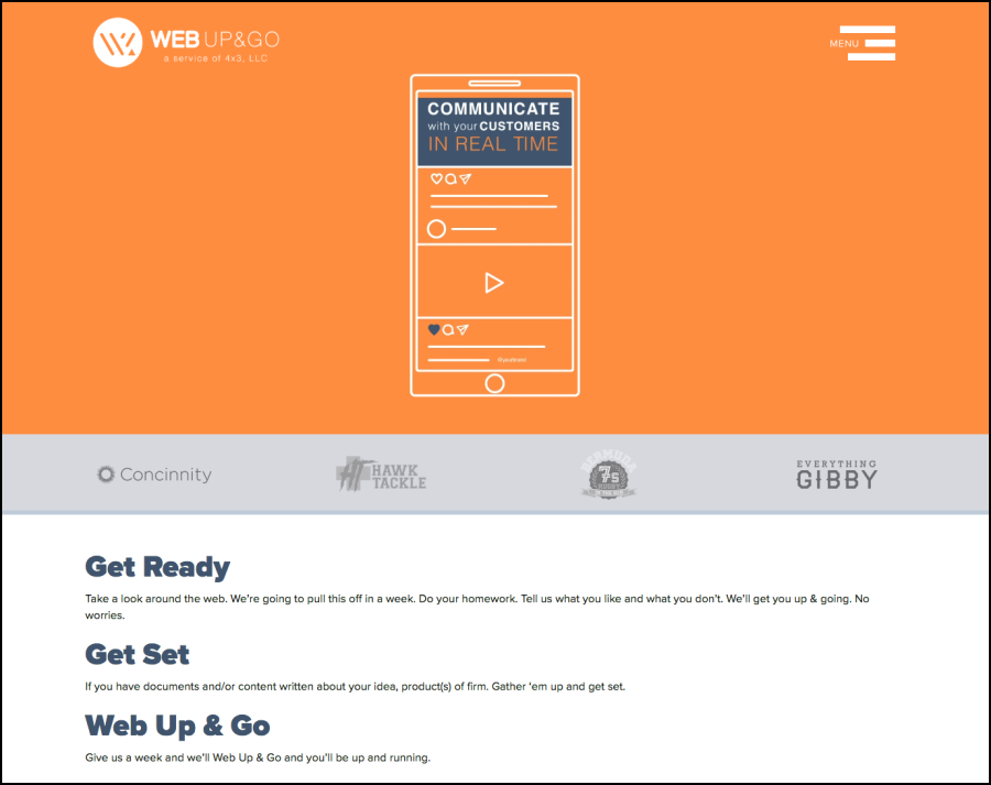 Web Up&Go Screen 4