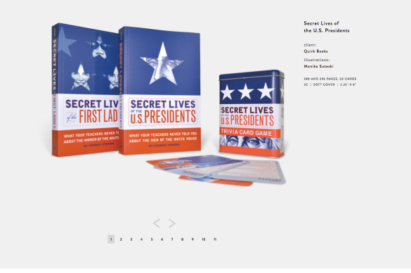 The Secret Lives of the U.S. Presidents Print/Book Design