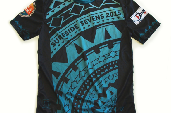 Surfside Sevens custom print design for promotional items