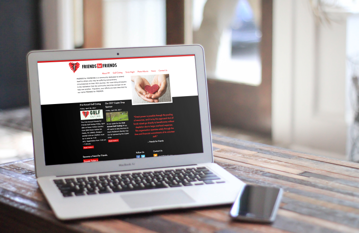 Non-profit website, fully responsive design