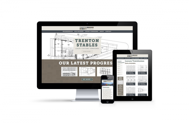 Trenton Stables Responsive Website Design Mock-up